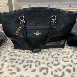 Black coach purse